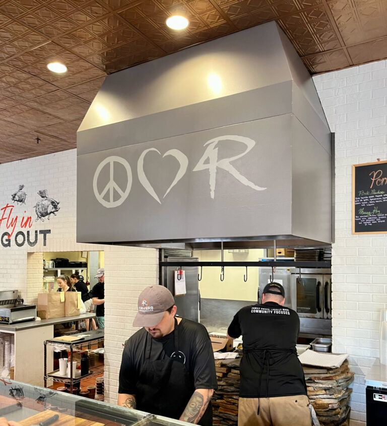 4Rivers Smokehouse BBQ Restaurant Mural Signage Longwood Orlando A Pivotal Character