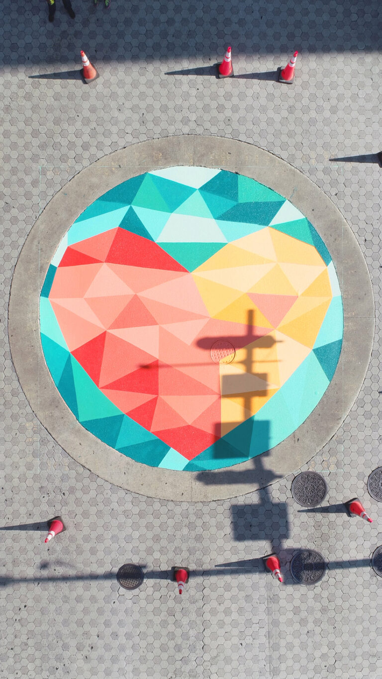 Orlando Health Heart Downtown Orlando Intersection Mural A Pivotal Character Artworks