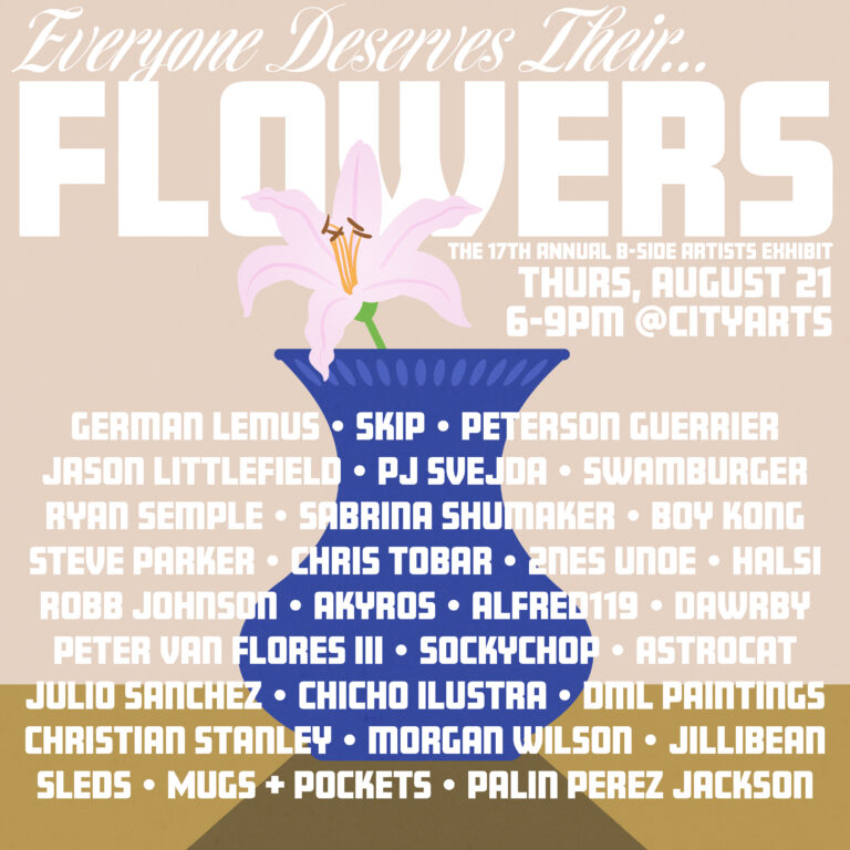 SKIP A Pivotal Character Artworks Design FLowers B-Side Artists Modern Illustration